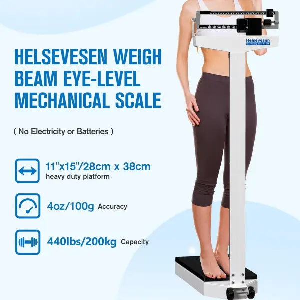 The Helsevesen Mechanical Beam Scale is a versatile tool designed to meet the needs of healthcare professionals