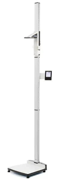 Height measuring and weighing in one step with absolute precision Precise 0.1 pound graduation at high capacity of up to 660 lbs